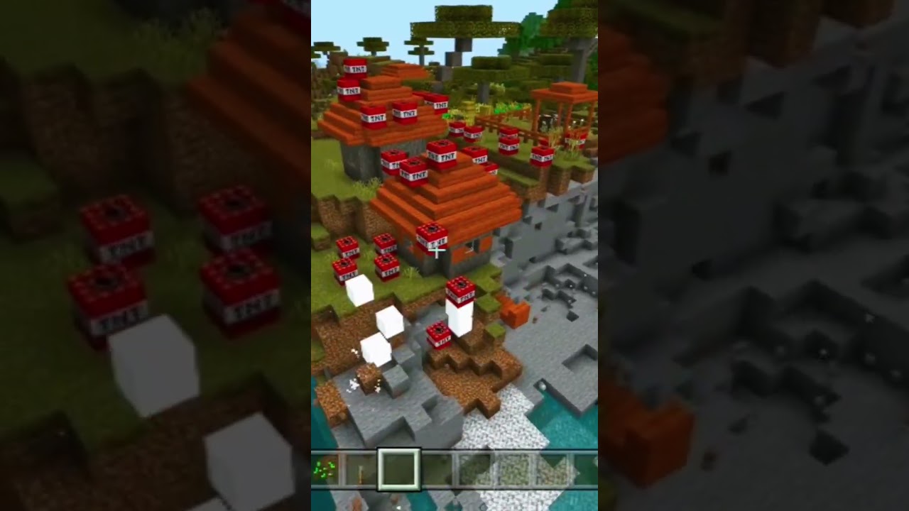 TNT like explosion!! #minecraftfans #minecraftshorts #gaming #viral #minecraftplayers