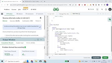 Reverse alternate nodes in Link List | Interview Approach | O(N) Time | Without Extra Memory|C++|GFG