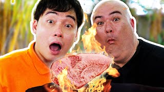 Uncle Roger Learn How To Cook Steak (ft. Guga)