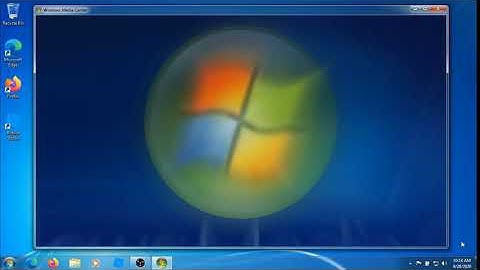 windows 7 media center startup