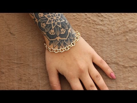 How to Make A Gold Chain Bracelet