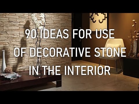 Video: Decorative stone in the interior: views, interesting ideas