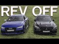 C63 vs RS7 Rev Off | Secret Society Car Meet | Audi RS7 | Jay Tee