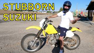 This Dirtbike Would Only Start By Pushing It Down A Hill.... And Now It Won't Run At All