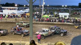 Boone County Fair 2023 Demo Derby Trucks