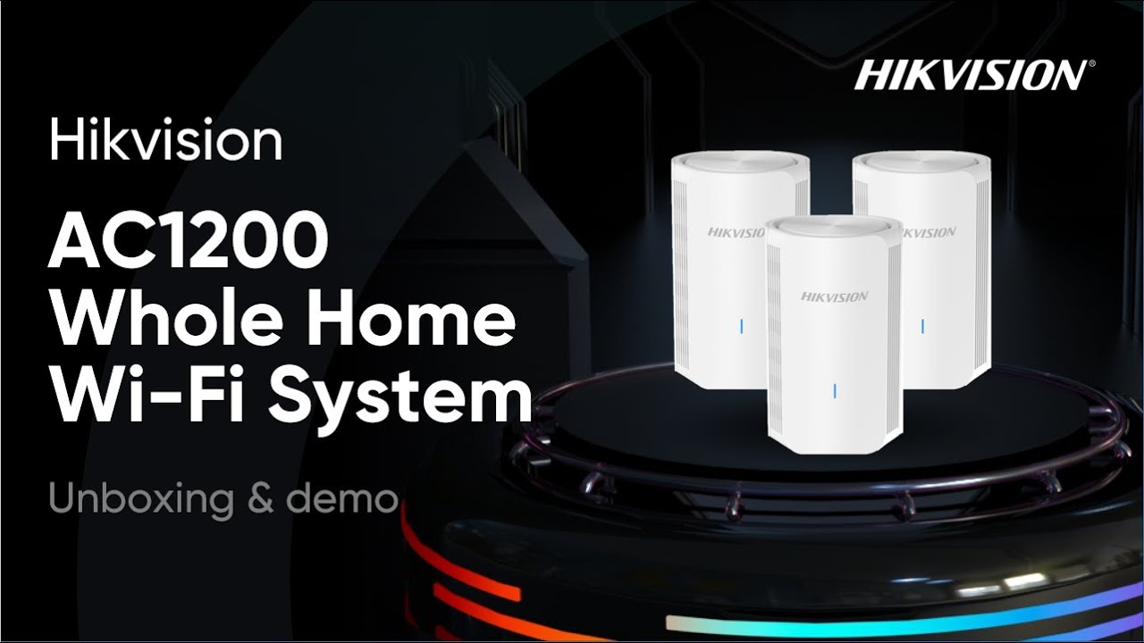 Hikvision AC1200 Whole Home Mesh WiFi System - YouTube