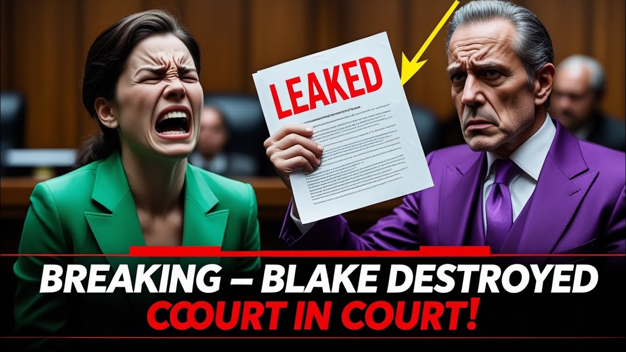 Blake Lively BREAKS DOWN in Court After Judge Turns on Her–Justin ...