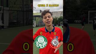 🔥QUEM É MAIOR? PALMEIRAS X CORINTHIANS #futebol #palmeiras #corinthians