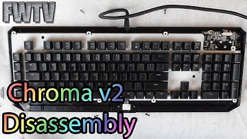 How to Disassemble a Razer BlackWidow Chroma v2