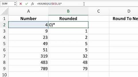 Round Values to the Nearest 5, 10, 25, or…Anything in Excel