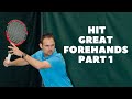 VIDEO PRIVATE TENNIS LESSON Part 1 (On Court Portion)