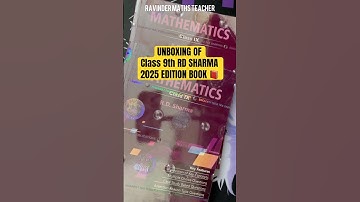 UNBOXING OF CBSE CLASS 9 RD SHARMA 2025 BOOK 📕 #shorts #rdsharma #class9 #unboxing #ytshorts #2025