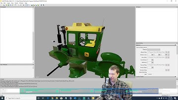Modding! John Deere 7520 Working on Glass with Blender RDAllen 01 13 2020