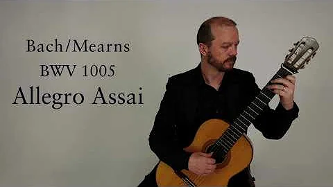 BWV Allegro Assai, Bach/Mearns, Alan Mearns - Guit...