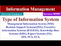 Type of information system decision support expert system knowledge base executive information