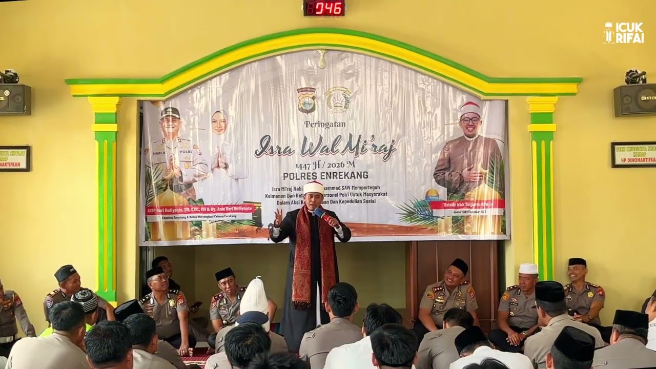 Ceramah Isra' mi'raj Polres Enrekang (Ustadz Icuk Rifai, Lc.)
