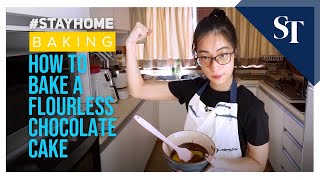 #Stayhome: How to bake a flourless chocolate cake | The Straits Times screenshot 2