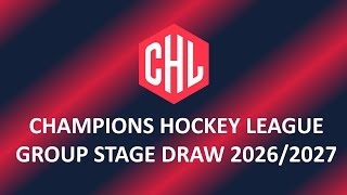 FKL - CHL Group Stage Draw 26/27