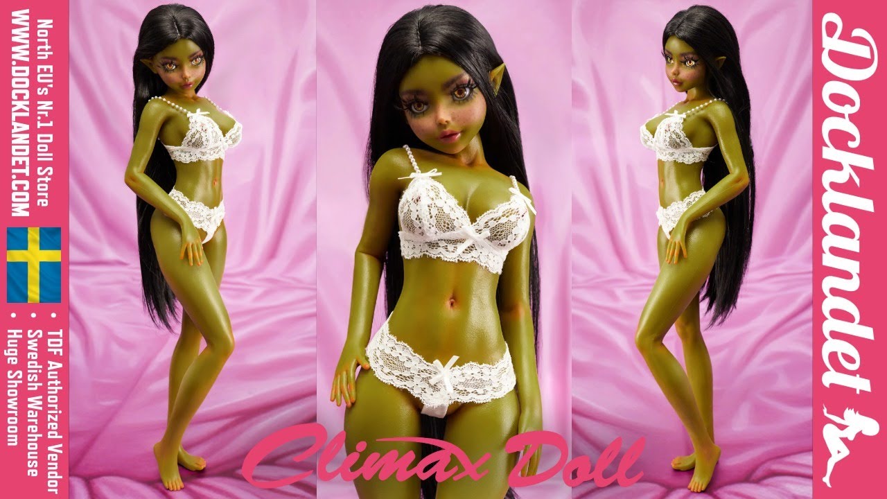 Mini Orc Sex Doll! Olive Green Skin Tone "Hani" 60 cm B-cup Silicone Doll [Climax Doll Classic]