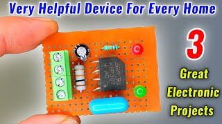 3 helpful Electronic projects for beginners