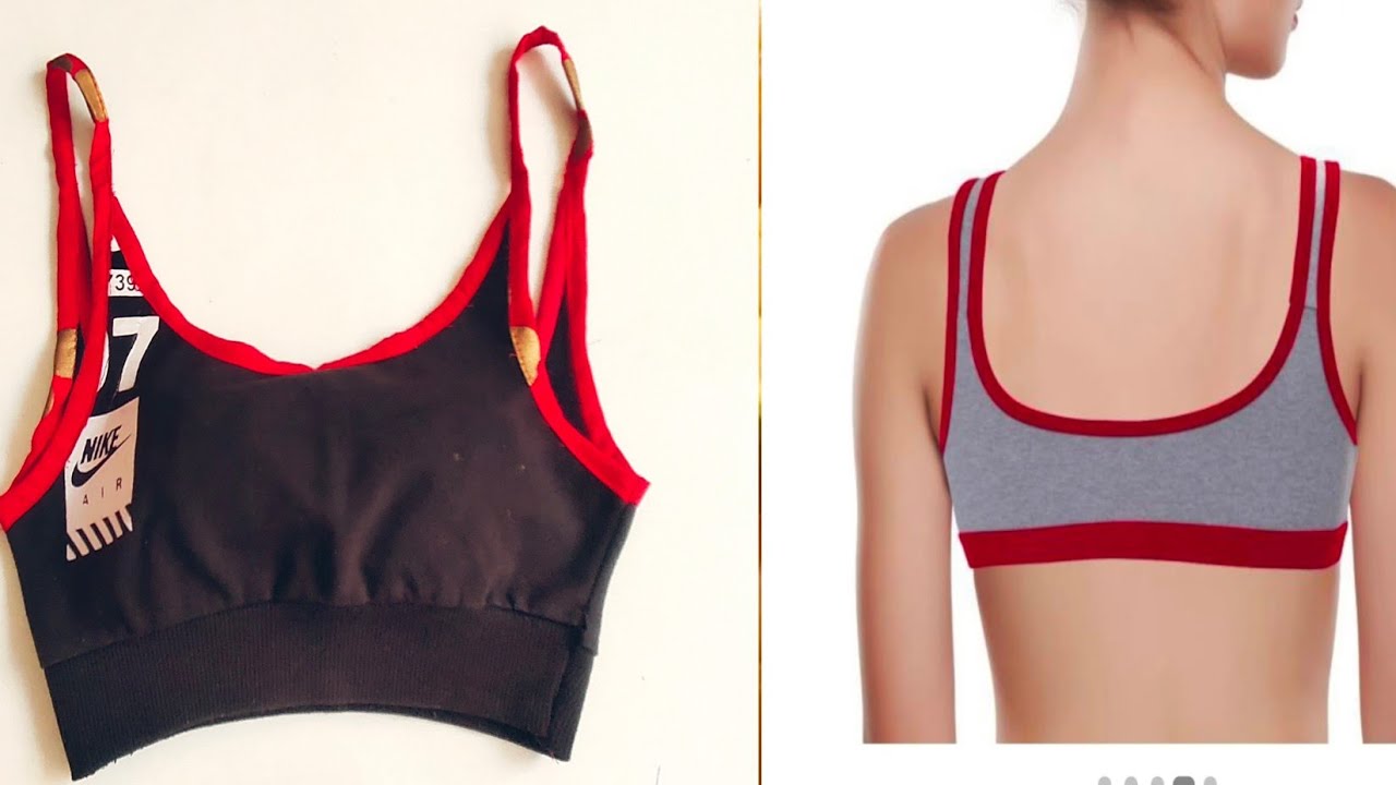 How to cut & stich bralette (Sports bra) 