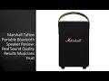 Marshall Tufton Portable Bluetooth Speaker Review: Real Sound Quality Results Musicians Trust