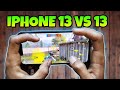 Iphone 13 vs 13 60fps vs 60fps handcam 1v1  battle