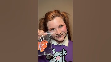 3/100 Days of Halloween Makeup, DARLA- Finding Nemo! #halloweenmakeuplook #halloween #disney #nemo
