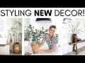 Home decor haul  styling new decor  decorating tips and ideas  decorating inspiration