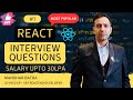 React Interview Questions | Most Popular React Questions | Easy and Hard questions @ManoharBatra