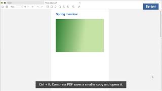 SumatraPDF: Compress PDF