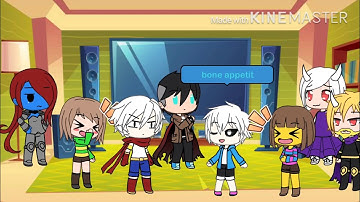 Undertale Reacts To Sans vs Jevil