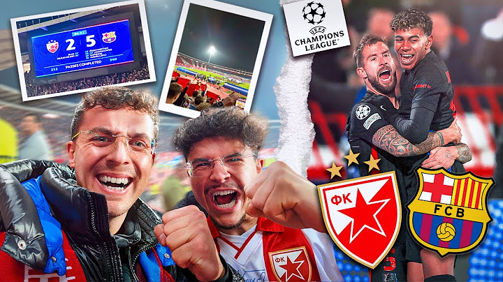 Roter Stern Belgrad vs. FC Barcelona | Champions League | 7-Tore!!!
