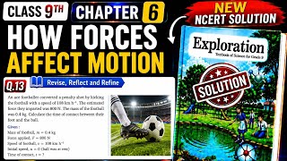 New Ncert 9th science Chapter 6 | Q 13 Solution | Page 114 | How  Forces affect Motion solution |