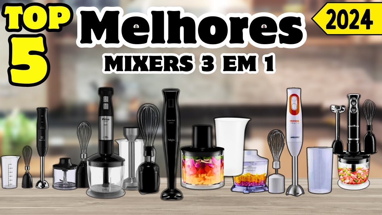 Qual Melhor Mixer 3 em 1? Top 5 Custo Benefício! - YouTube