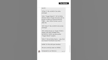 Editor of The Atlantic who received Signal group chats releases full attack plan text thread
