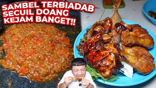 SAMBEL TERBIADAB!! BARU MAKAN SECUIL KERINGET BANJIR!