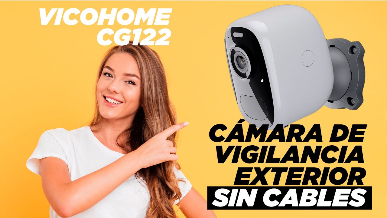 CAMARA DE VIGILANCIA EXTERIOR SIN CABLES VICOHOME G122
