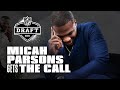 Micah Parsons Gets The Draft Call From the Dallas Cowboys | 2021 NFL Draft
