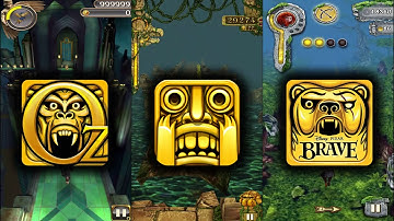 Temple Run Oz Vs Temple Run Vs Temple Run Brave - Endless Run Game Play Android iOS