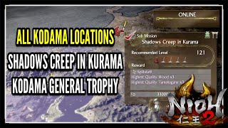 Nioh 2 DLC Shadows Creep in Kurama All Kodama Locations in The Tengu's Disciple DLC #AD