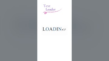 Text Loader 🎯| #html #css #shorts #youtubeshorts #viral