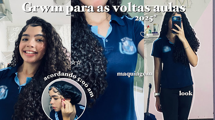 Arrume-se comigo para o meu primeiro dia de aula🤍 *2025