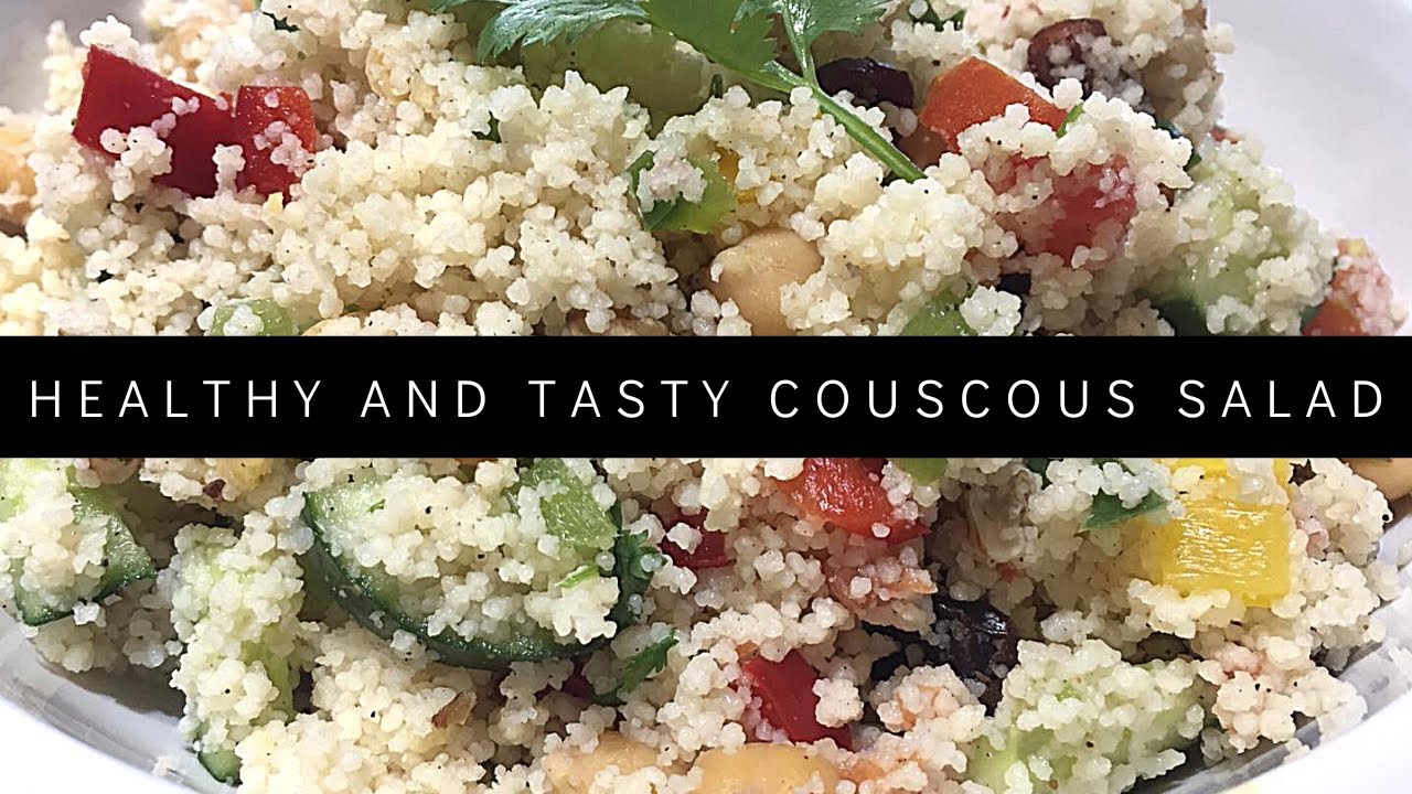 couscous salad recipe Healthy lunch recipe How to make couscous