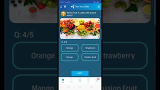 Which fruit is the called the king of fruits? Telenor app question screenshot 5