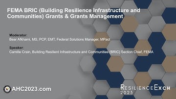 FEMA BRIC (Building Resilience Infrastructure and Communities) Grants & Grants Management