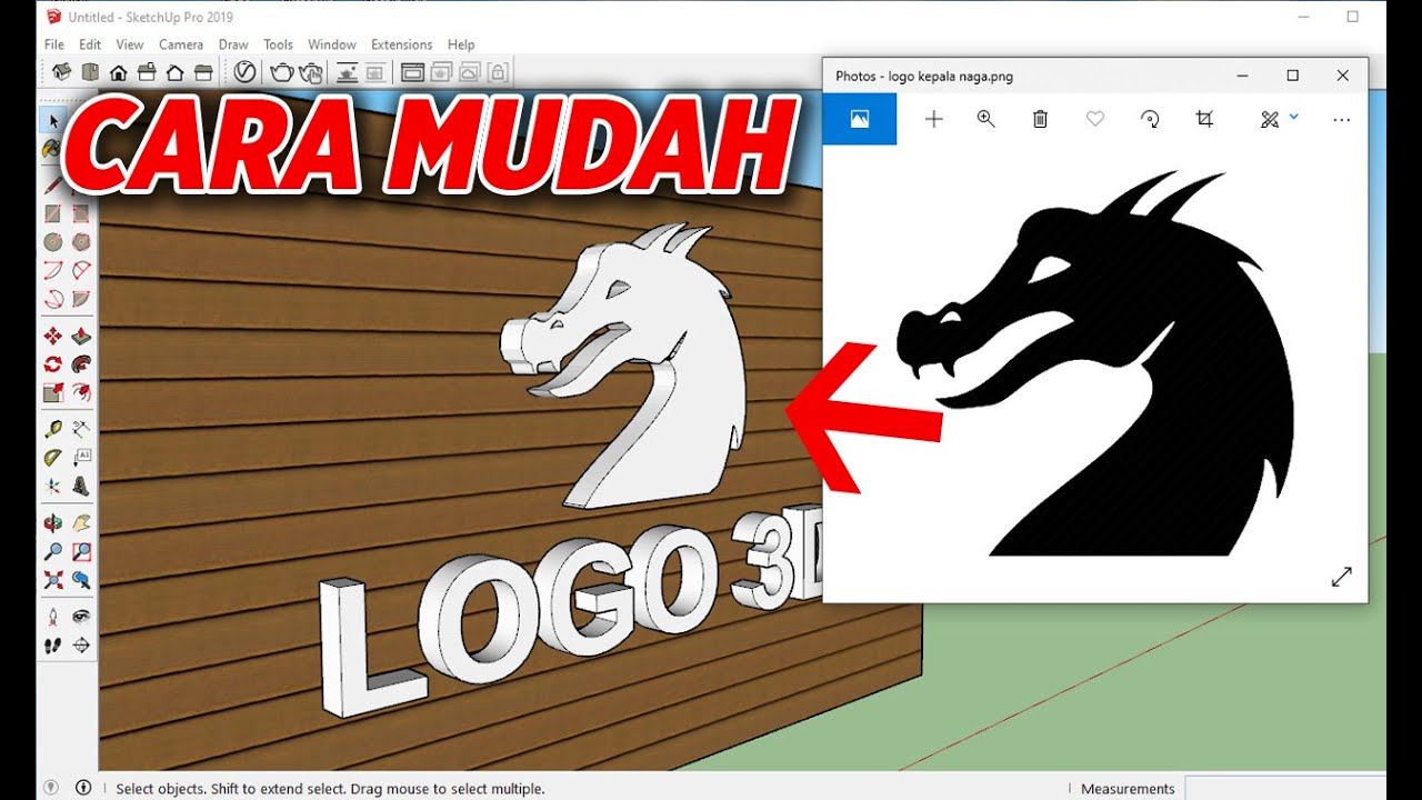 3d logo sketchup