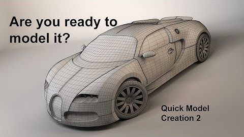 [Maya Hard Surface Modelling Tutorial] : How to model a car quickly in maya 2