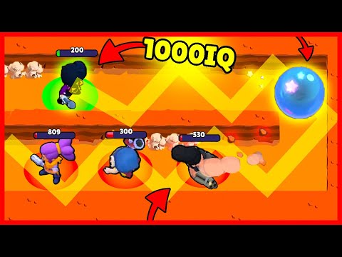 1000 IQ BIBI SHOT in Brawl Stars / Funny Moments, Wins & Fails #19