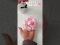 how to make pink tissue paper flower #aestheticrose #diyrose #flowermaking #pinkrose